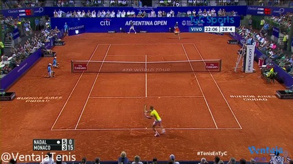 Rafael Nadal vs Juan Mónaco - R2 Argentina Open 2016