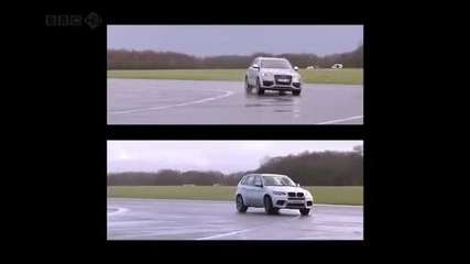 Bmw X5 M Срещу Audi Q7 V12 Tdi + Стиг 