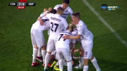 Дебютен гол на Домо за Славия, даде аванс срещу Пирин