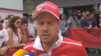 Формула 1 Гран При Белгия 2017 Фернандо Алонсо И Себастиан Фетел Интервюта След Квалификациите