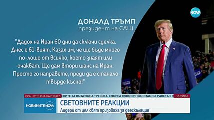 Новините на NOVA (21.04.2025 - извънредна)