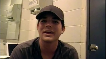08 Adam Lambert - Question of the Day 10 - 16 - 09 Video 