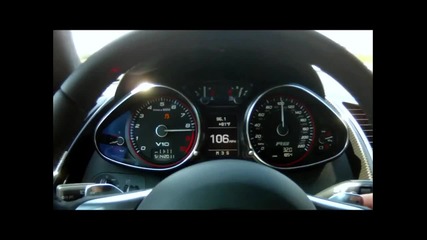 1000+коня звяр Audi R8 20-180 мили за 10 сек.