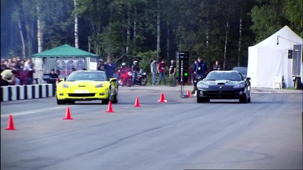 Chevrolette Corvette Zr1 Lpe vs Dodge Viper Srt-10 Supercharged