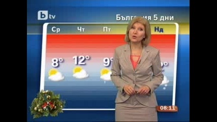 Времето - Сутрешна Емисия По Бтв За 29.12.2009 