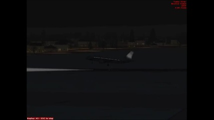Bulgaria Air A319 landing at Sofia Fsx *hq* 