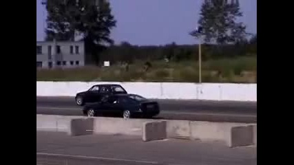 Opel Corsa A 4x4 double Motor 500hp Turbo Vs. Opel Calibra