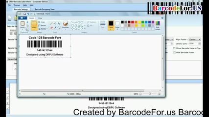 Save created barcode labels in any file format