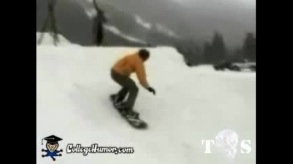 Изпълнение Със Сноуборд - Не Се Вижда Всеки Ден !!! 