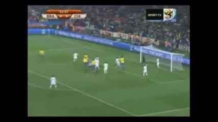 Бразилия 3 - 0 Чили 
