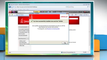 Windows® Vista: How to install Java® in Internet Explorer® 7