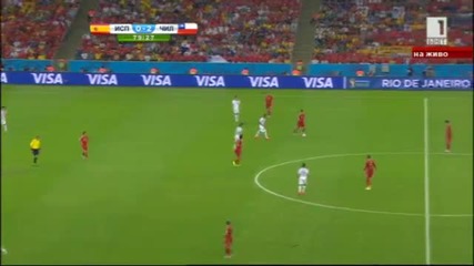World Cup 2014 - Испания - Чили 0-2