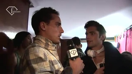 Corneliani - Backstage - Fall 2011 - Milan Mens Fashion Week - fashiontv Ftv.com 
