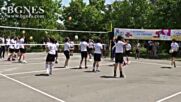 Любо Ганев и Ева Янева дадоха старт на проекта „С волейбол на училище“