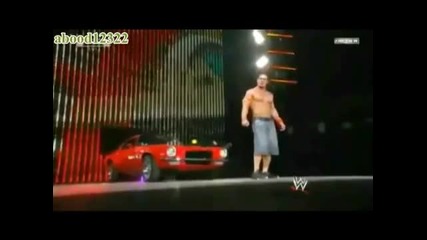 Jonh Cena като мята Batista на колигиране (последен мач с батиста)