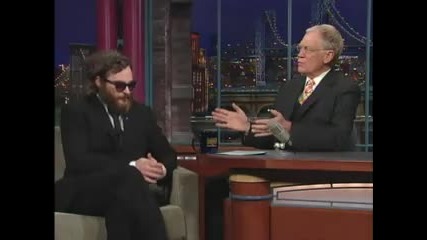 Joaquin Phoenix na gosti pri Letterman