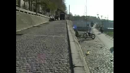 urban and freestyle trial in Lyon 