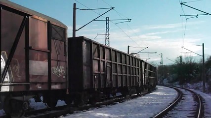 61 010 с товарен влак.