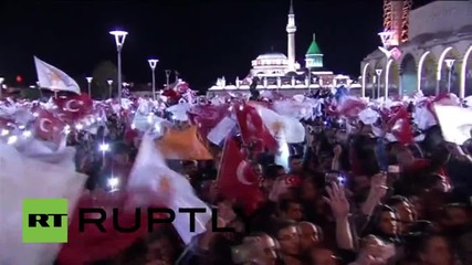 Turkey: Triumphant Davutoglu tells AKP supporters 'there are no losers today'