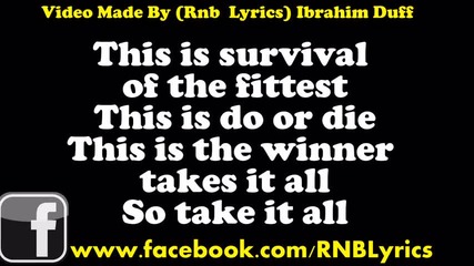 Eminem ft. Liz Rodriguez - Survival + lyrics 2013