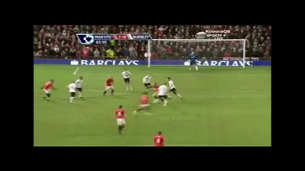 16.01.10 Манчестър Юнайтед 1:0 Бърнли Бербатов Гол
