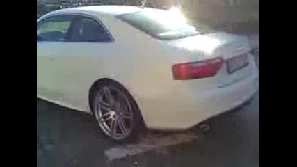 Audi A5 Ugly Colour parked on the street