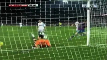 12 Jornada. Fc Barcelona 1 - 0 Real Madrid .ibrahimovic Goal 1 - 0 