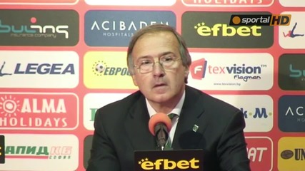 Дерменджиев Лудогорец не игра на 100%