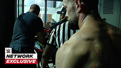 Kyle O’Reilly is stretchered out following Adam Cole’s vicious attack: WWE Network Exclusive, Feb. 19, 2021