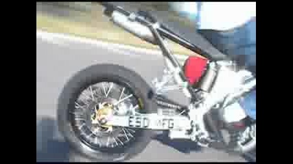 Supermoto stunt man
