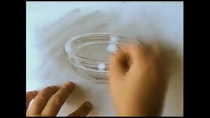 Как да нарисуваме стъклена купичка/чаша