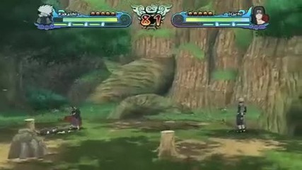 Naruto Shippuuden Clash of Ninja Revolution 3 Gameplay Naruto vs Deidara and Kakashi vs Itachi 