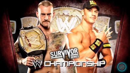 2013- Wwe Surviour Series Cm Punk Vs John Cena Matchcard Hd
