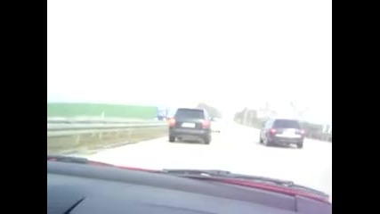 Opel Calibra V6 vs Porsche Cayenne Turbo 