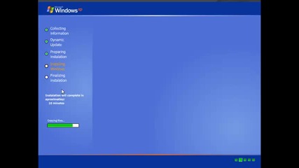 Прейсталиране на Windows Xp