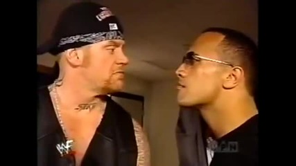 The Rock And Undertaker Backstage Smackdown 2002
