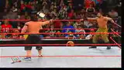 Wwe - John Cena vs Daivari ( Сеna не трябва да гледа ) 
