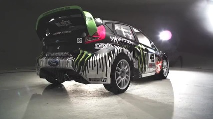 Ken Block С кола Ford Fiesta Monster Word Rally Team 2010 