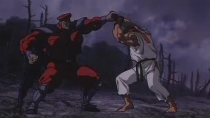 Street Fighter - Ryu and Ken vs Bison
