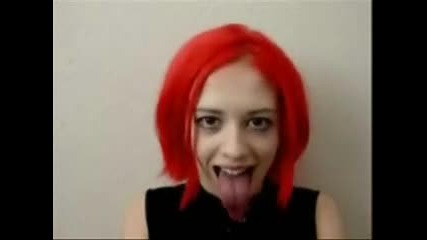 .girl big tongue sexy girl on webcam stickam