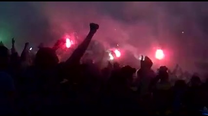 Botev - Dimitrovgrad 4 0 (bultras Show) 08.08.2010 