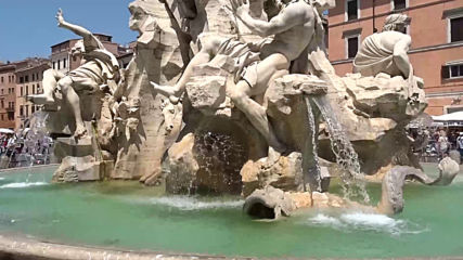 Фонтан на Четирите реки, гр. Рим, Италия | Fountain of the Four Rivers, Rome - Italy