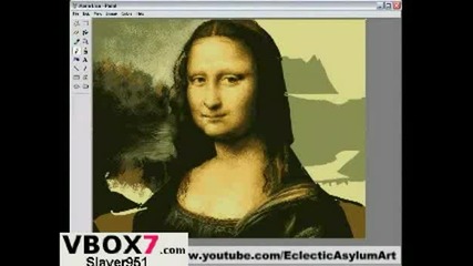 Как Да Нарисуваме Мона Лиза На Paint???