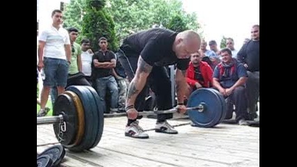 Спортен празник 23.05.2010г гр Раковски тяга със 190кг