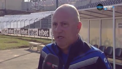 Мнението на Атанас Джамбазки след победата над Локо ГО