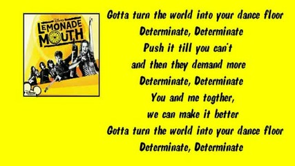 Lemonade mouth-determinate karaoke