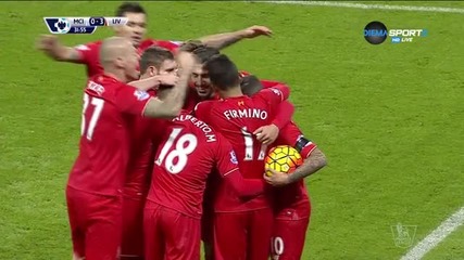 Фирмино вкара за 3:0 за Ливърпул срещу Ман Сити