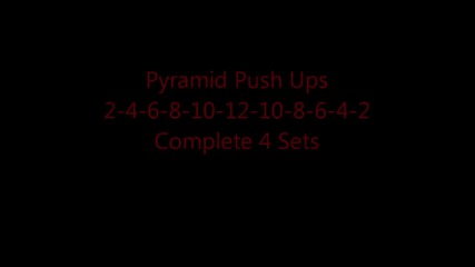 Ultimate Chest Routine - Pyramid Push Ups
