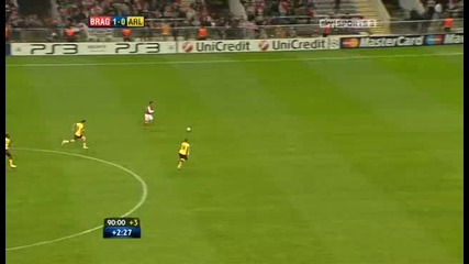 Sporting de Braga 2 - 0 Arsenal 