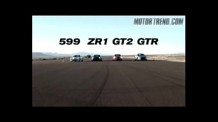 Drag Race King - Spanks Gtr 599 and Gt2